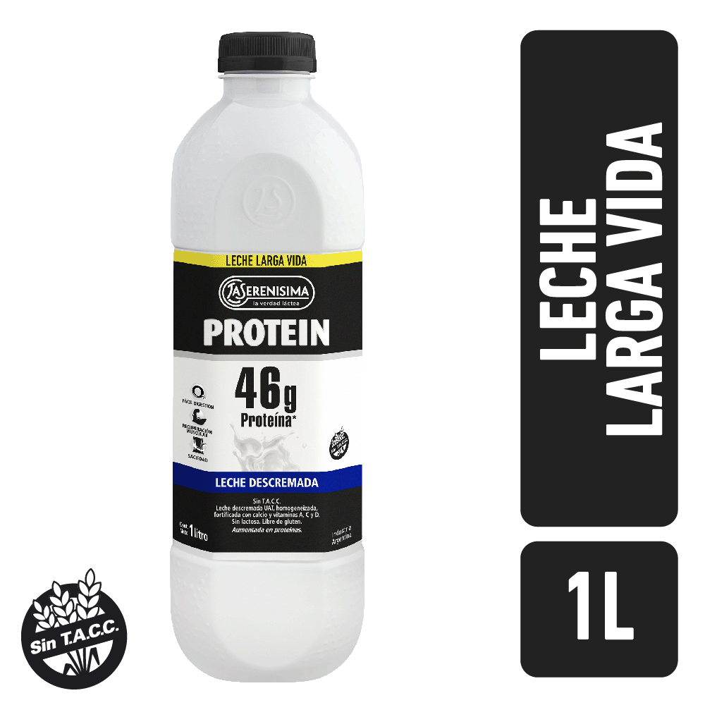 Leche Protein la Serenisina Botella Larga Vida 1l