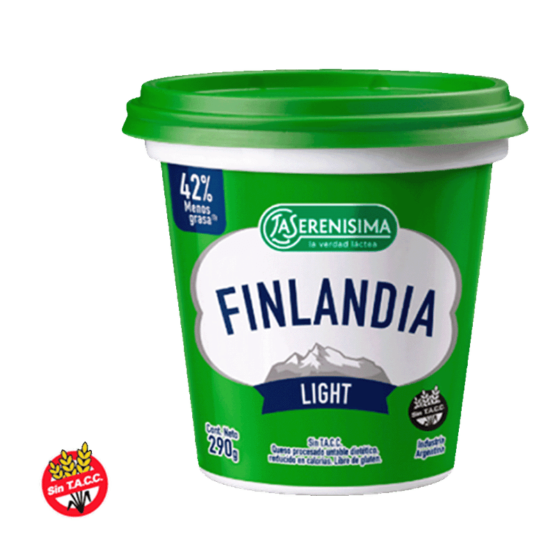 Queso LA SERENISIMA FINLANDIA Light 290g