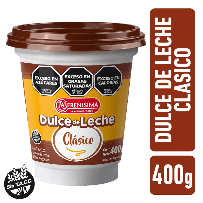 Dulce De Leche LA SERENISIMA Clasico 400g