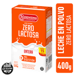 Leche En Polvo LA SERENISMA Entera Zero Lactosa 400g