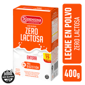Leche En Polvo LA SERENISMA Entera Zero Lactosa 400g