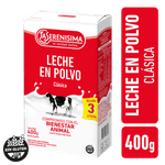 Leche En Polvo LA SERENISIMA Entera Fort Vit A,D,B9 400g