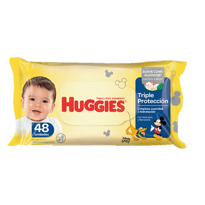 Toallas Humedas HUGGIES Triple Protección 48u