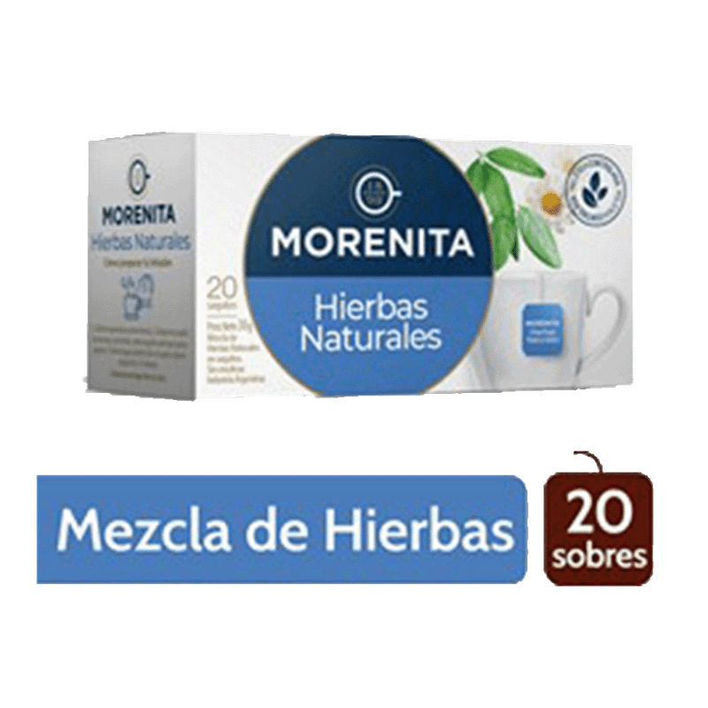 Té LA MORENITA Hierbas Mezcla MC Sin Sobre 20u