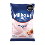 Yogur MILKAUT Entero Sachet Frutilla 900g