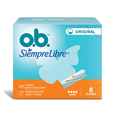 Tampones O.B SIEMPRE LIBRE Super 8u