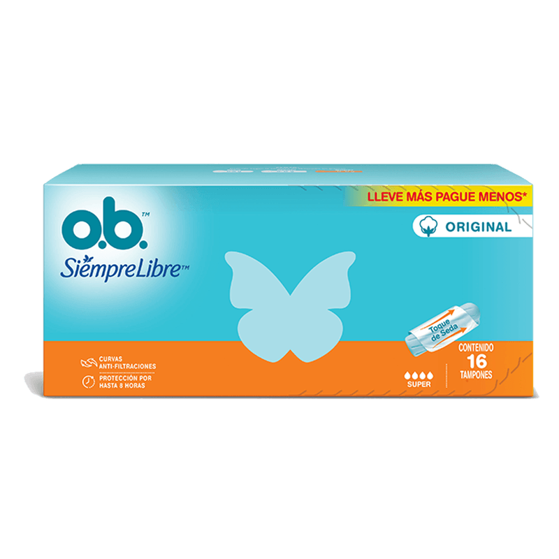 Tampones OB SIEMPRE LIBRE Super 16u