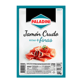 Jamon Crudo PALADINI Fetas Finas Vacio 120g