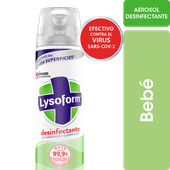 Desodorante  Ambiente LYSOFORM Aerosol Bebé 360ML