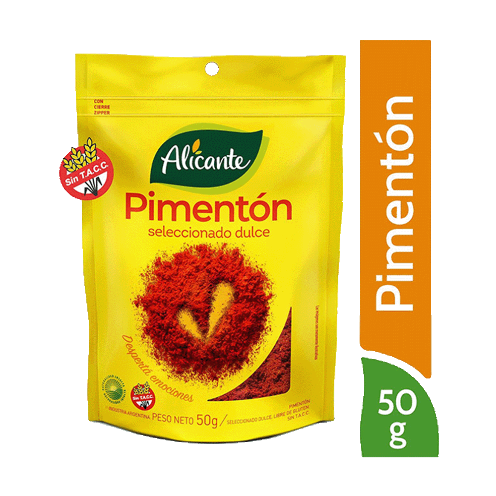 Pimentón Dulce Alicante sobre 50 gr