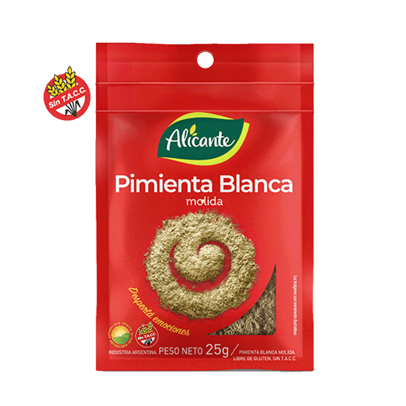 Pimienta ALICANTE Blanca Molida 25g
