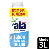 Jabón Liquido ALA Ecolavado Para Diluir Botella 500ml