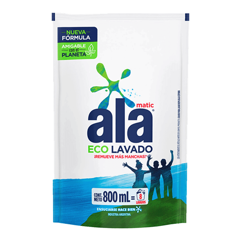 Jabón Liquido ALA Ecolavado Doy Pack 800ml