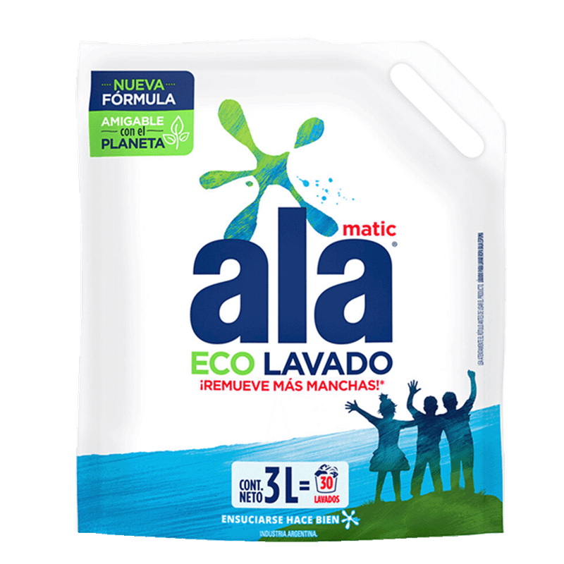 Jabón Liquido ALA Ecolavado Doy Pack 3l