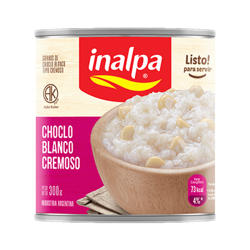 Choclo INALPA Cremoso Blanco Lata 300g