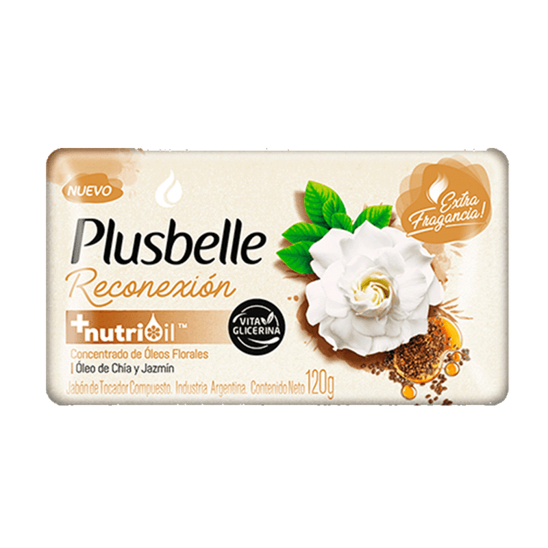 Jabon De Tocador PLUSBELLE Reconexion Vita Glicerina 120g