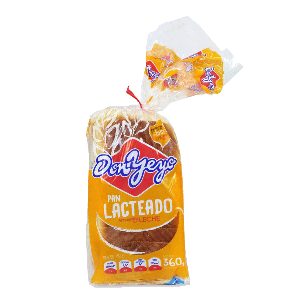 Pan de Mesa Don Yeyo Lacteado x 360 gr