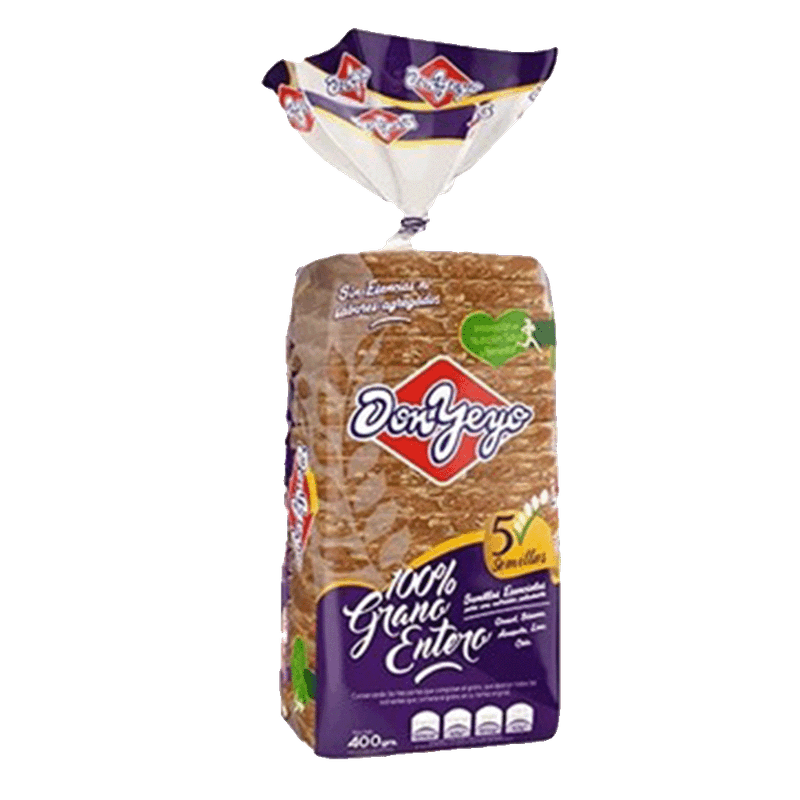 Pan DON YEYO Integral Con Semillas 400g