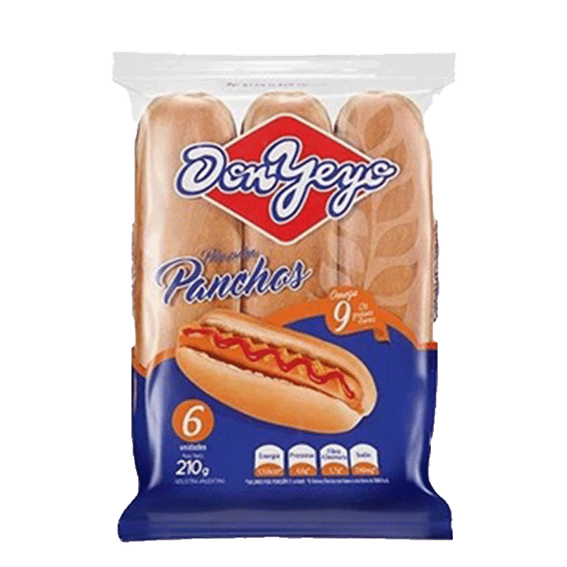 Pan DON YEYO Para Panchos 6u