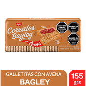 Galletitas BAGLEY Cereales Con Avena 155g
