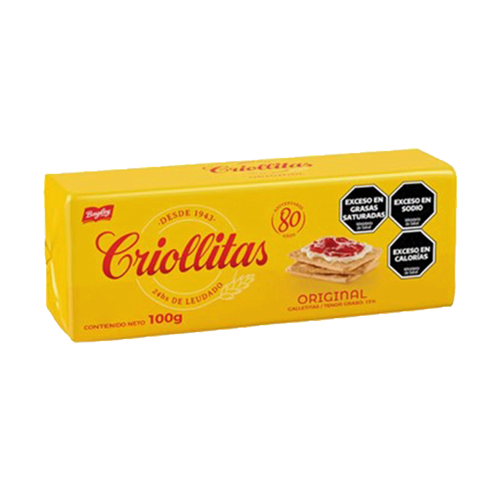 Galletitas Criollitas Original x 100 gr