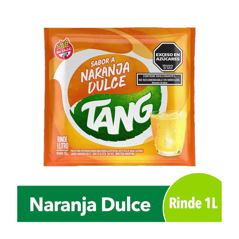 Jugo En Polvo TANG Naranja Dulce 15g