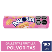 Galletitas POLVORITAS Vainilla Rellenas Frutilla 152g