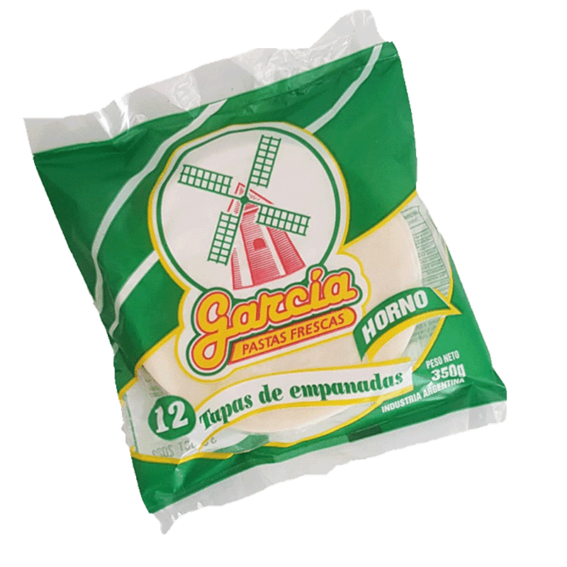 Discios GARCIA Empanadas Para Horno 12u