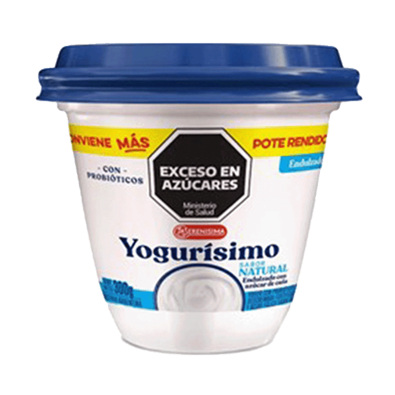 Yogur YOGURISIMO Natural Con Azucar De Caña 300g