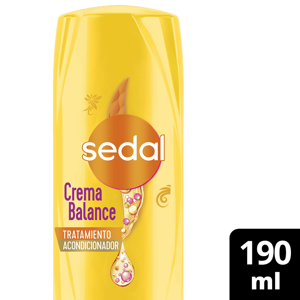 Acondicionador Sedal Crema Balance Toque de Seda 190 ml