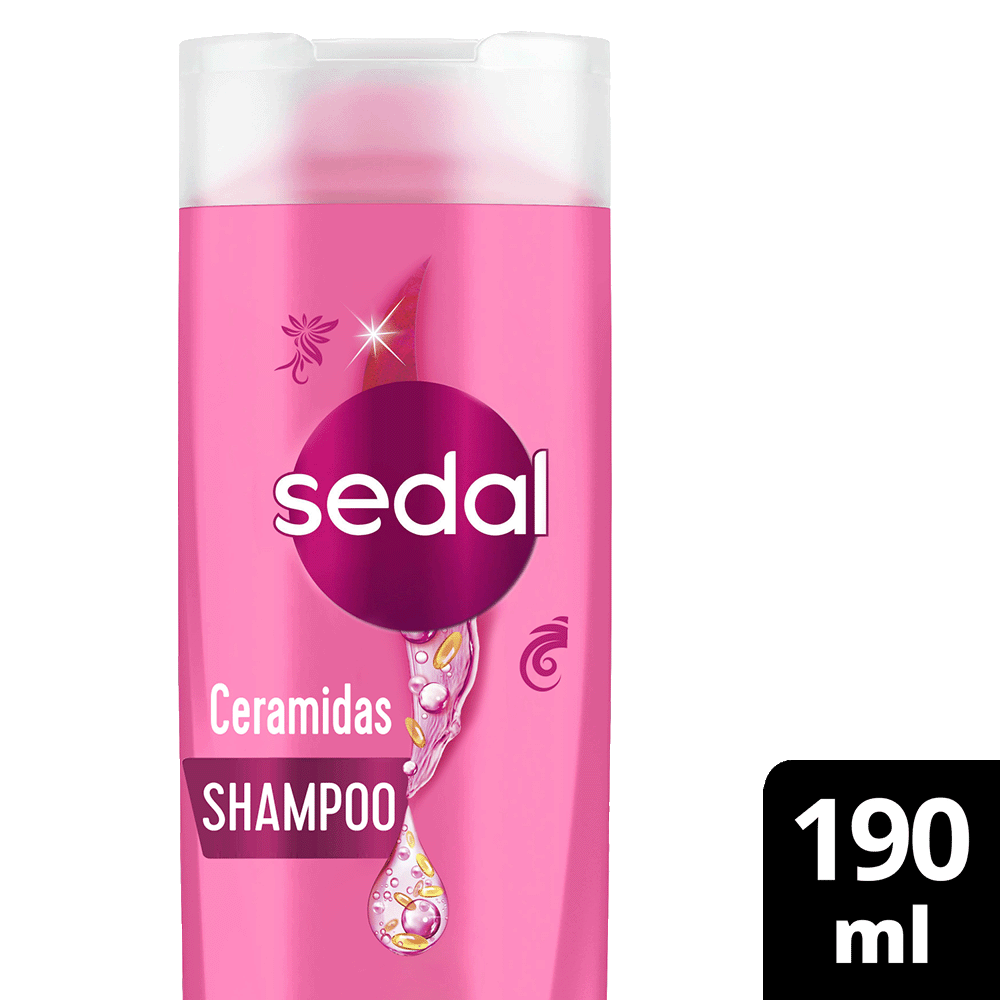 Shampoo Ceramidas Fuerza y Brillo Sedal 190ml