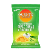 Papas QUENTO Crema Y Ciboulett 90g