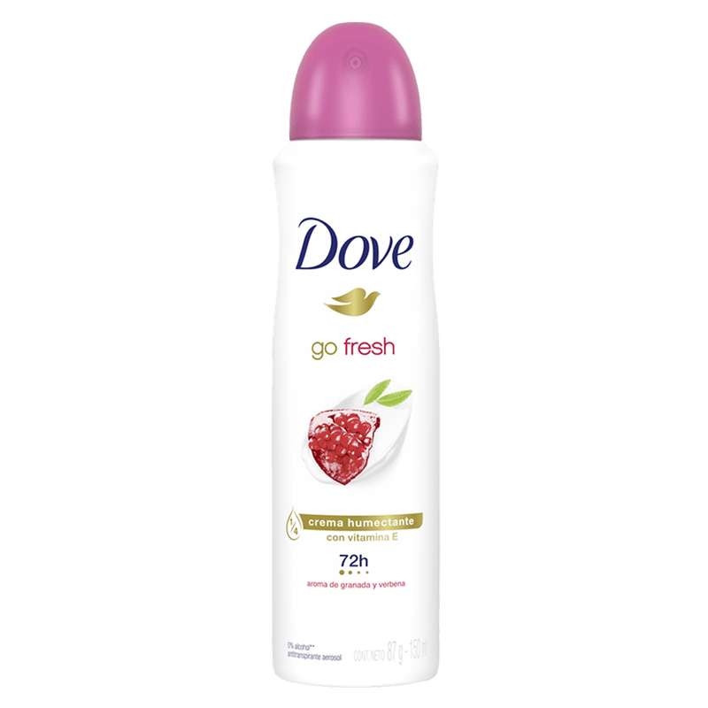 Antitranspirante DOVE Aerosol Go Fresh Granada 72Hs 87g