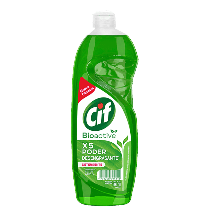 Detergente CIF Bio Active Nueva Formula Lima 500ml