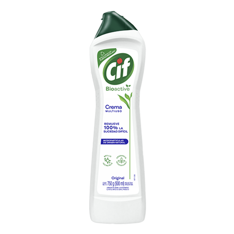 LImpiador Cremoso CIF Bio Acitve Original 750g