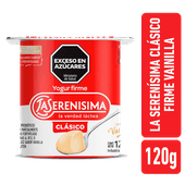 Yogur LS Clasico Firme Entero Vainilla 120g