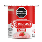 Yogur LA SERENISIMA Clasico Batido Entero Frutilla 120g