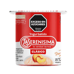 Yogur LA SERENISIMA Clasico Batido Entero Durazno 120g
