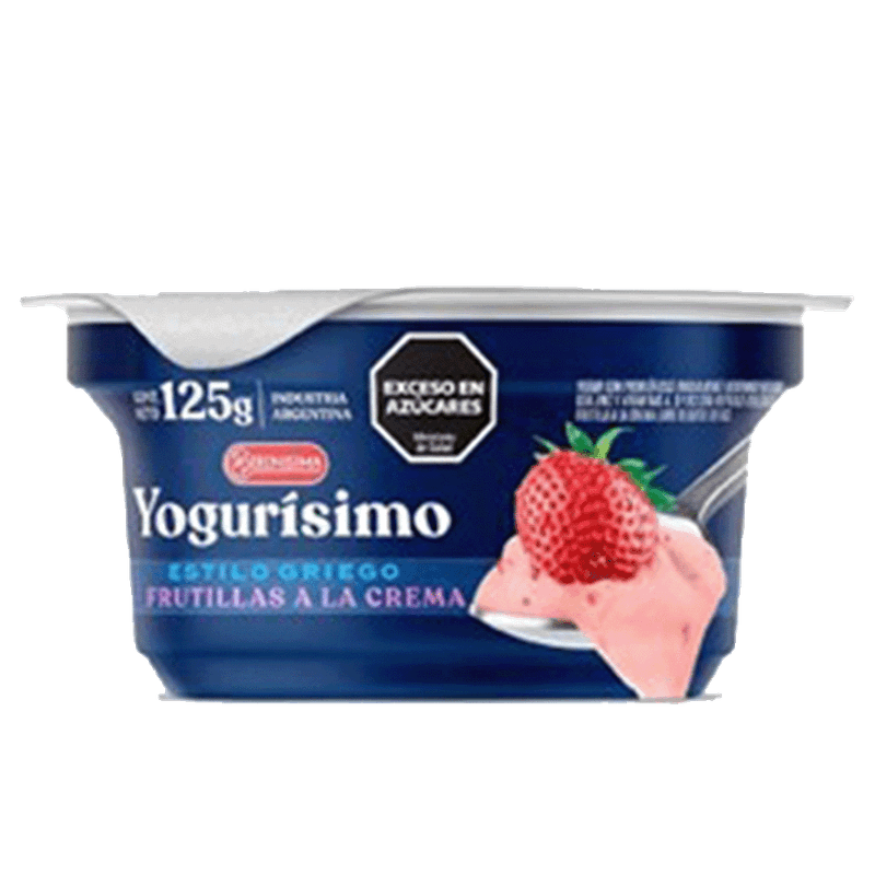 Yogur YOGURISIMO Estilo Griego Frutilla 125g