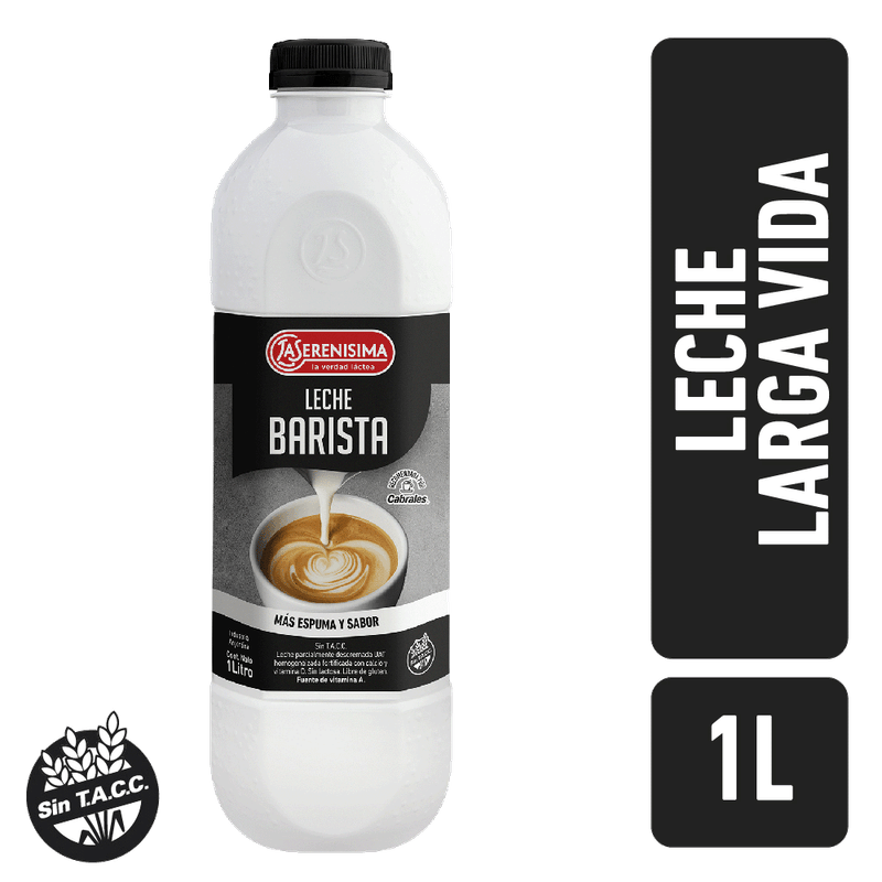 Leche LS Uat Parcialmente Descremada Barista 1l