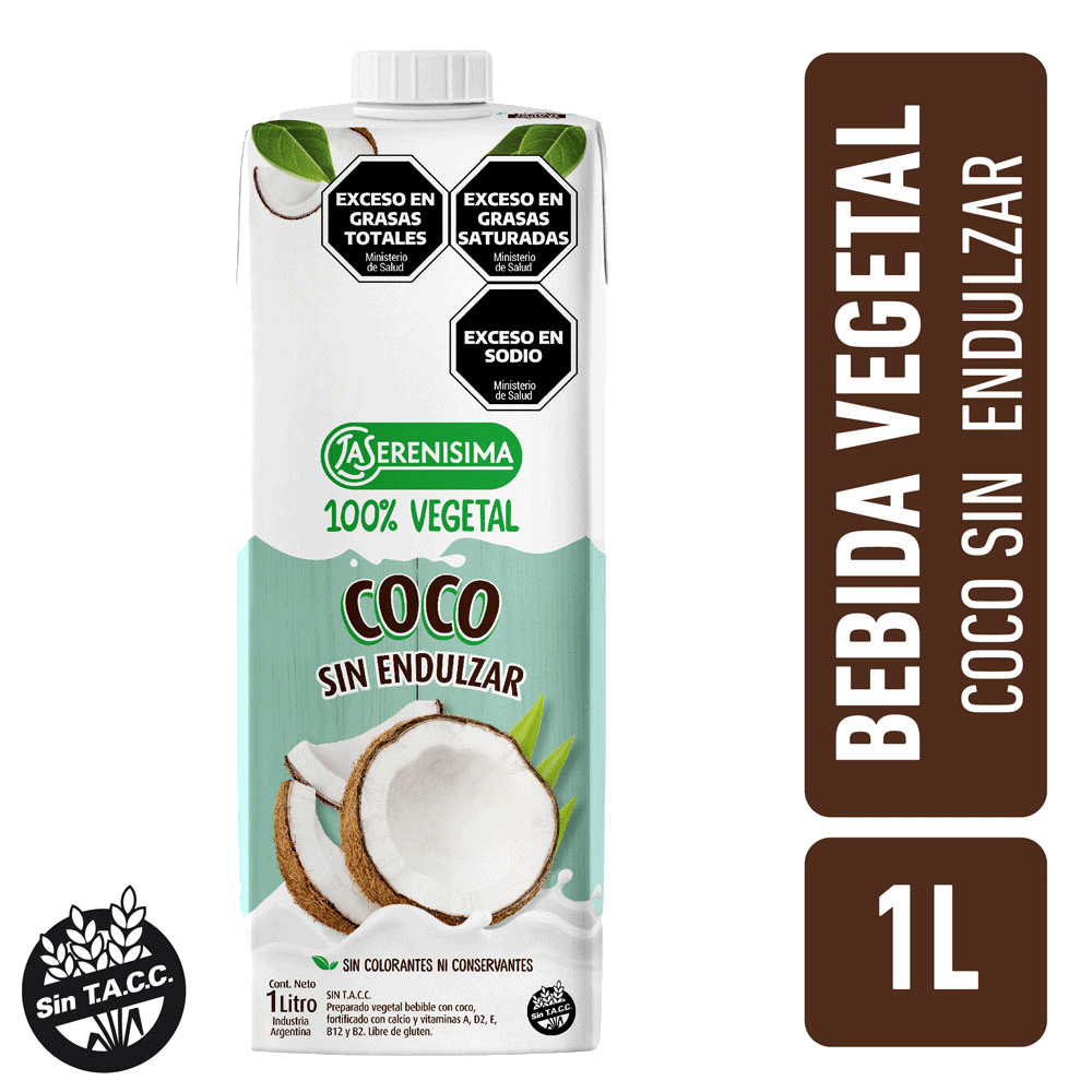 Bebida Vegetal la Serenisima Coco - 1l