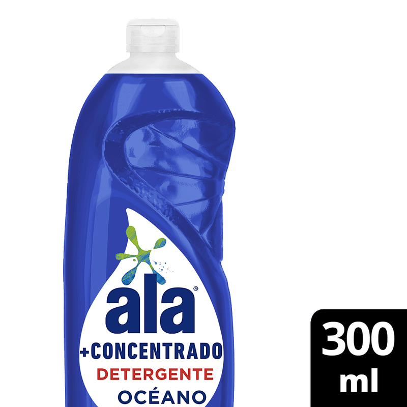 Detergente ALA Concentrado Oceano Botella 300ml