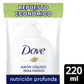 Jabon Liquido DOVE Para Manos Nutricion Profunda Dp 220ml