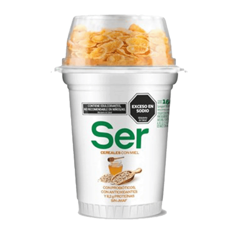 Yogur SER Cereales Con Miel 166g
