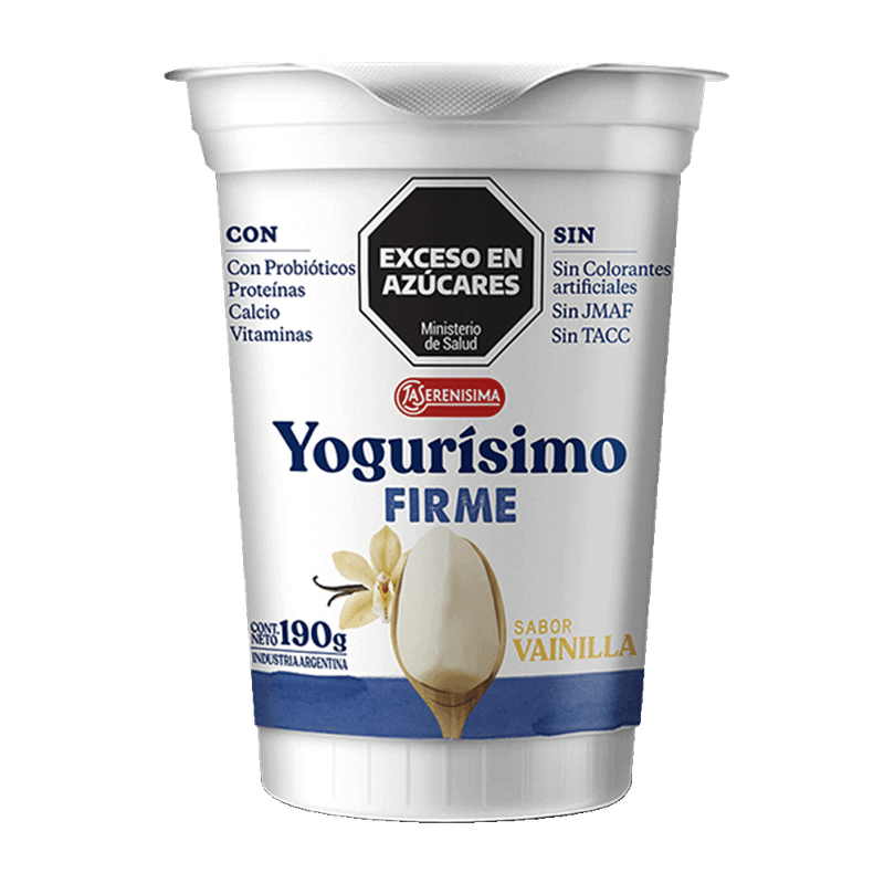 Yogur YOGURISIMO Firme Vainilla 190g