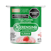 Yogur LA SERENISIMA Batido Descremado Frutilla 120g
