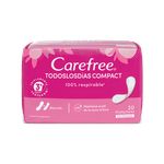 Protectores Diarios CAREFREE Todos Los Dias Compact 20u