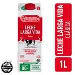 Leche LA SERENISIMA Uat Entera Fortificada 3% Tetra 1l