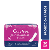 Protectores Diarios CAREFREE Protección Largos 20u
