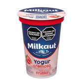 Yogur MILKAUT Frutilla Cremoso Pote 190g